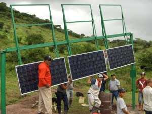 Bramadero solar powered potable water project 